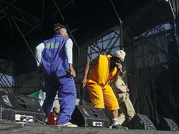 Mzekezeke at the Youth Day Celebrations, Grand Parade, Cape Town. &copy Eugene Arries