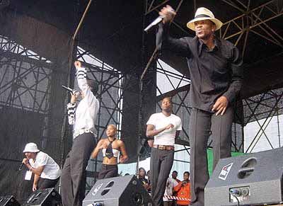 Mafikizolo performing on Youth Day, Cape Town.
&copy Eugene Arries